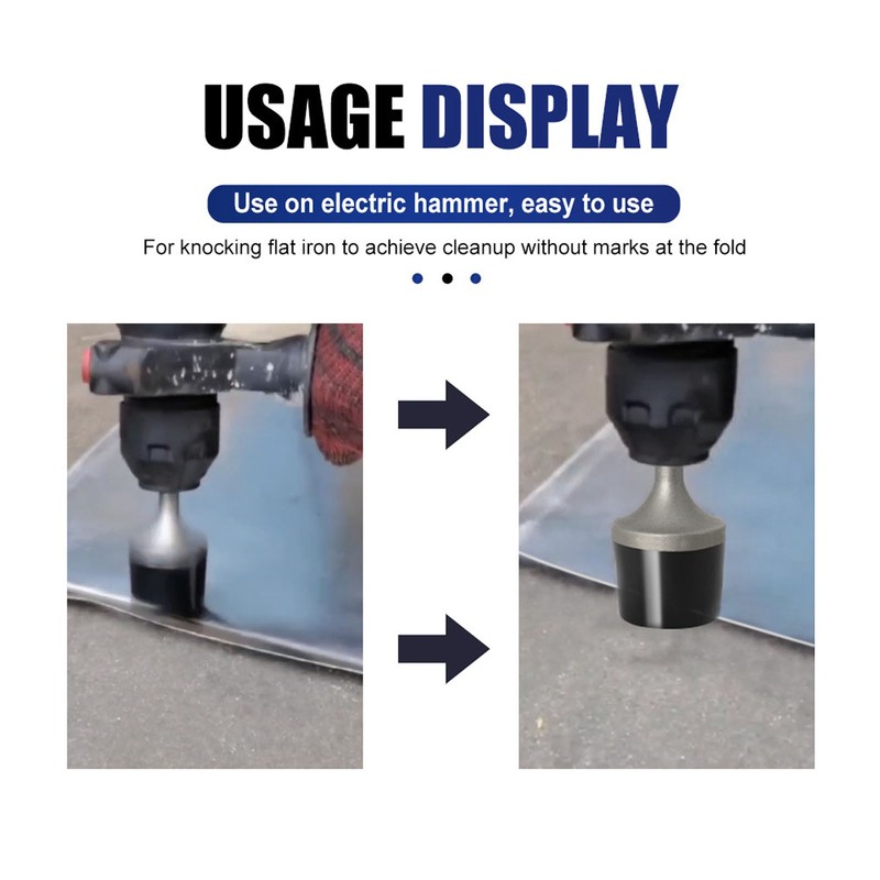 Electric Hammer Head Replacement Round Shank Metal Striking Hammer Head