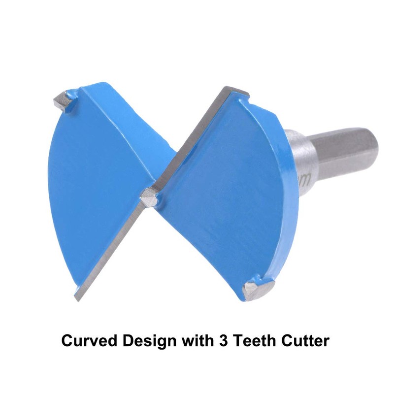 sourcing map Forstner Drill Bits 53mm, Tungsten Carbide Wood Hole