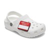 Crocs Occupation Shoe Charms| Jibbitz, Hello My Name is, One