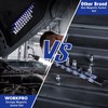WORKPRO Magnetic Socket Organizer Set, 3-Piece Aluminum Alloy Socket Rail,