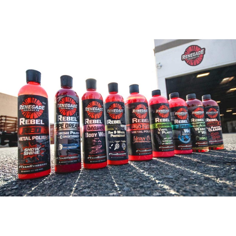 Rebel Pipe Dream 12 oz Chrome Polish Conditioner and Cleaner