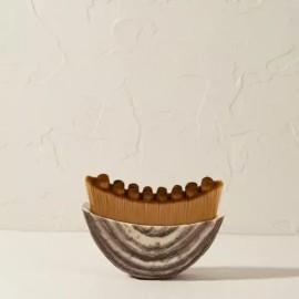 반달 모양 두피 마사지 도구 나무 빗살 괄사 브러쉬 바디 겸용 릴렉스 케어 홈 Crescent Shaped Scalp Massager Wooden Comb Body Relax Care Home