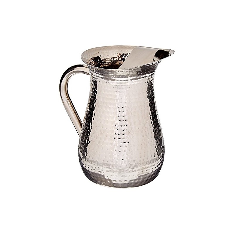 Elegance Hammered 72-Ounce Stainless Steel Pitcher