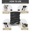 NAVOHEVEN Pressure Washer Hose 100FT 4000 PSI, Kink Resistant Steel
