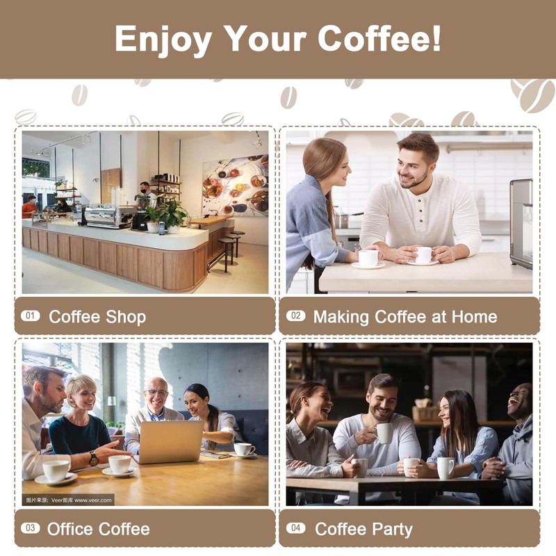 YURICK 50 Pack Commercial Cold Brew Coffee Filters for 5