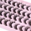 JIMIRE Eyelashes Fluffy 5D Natural False Eyelashes 5 Styles Mixed