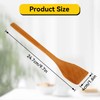 Wooden Cooking Spatulas, Not Sticky Long Handle Spatula Turner Set