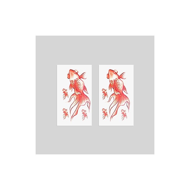 Oottati 2 Sheets Waterproof Small Cute Fake Hand Neck Temporary