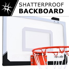 ropoda Indoor Basketball Hoop,Mini Basketball Hoop,Mini Hoop with 4 Balls Over The Door