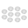 10Pcs Footswitch Toppers Clear Transparent Universal for Guitar Effects Pedal