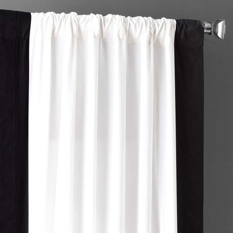 HPD Half Price Drapes Panama Cotton Curtains for Living Room,