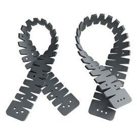 2 Pack Silicone Flexible Hot Hemmer - Heat-Resistant Hem Press Tool for Curved Hems, Necklines & Shirt Tails | Precision 1/4" & 5/8" Marking Holes | Sewing Aid for Ironing Fabrics