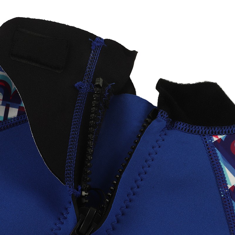 Children Diving Suit 2.5mm Neoprene Rubber Nylon Long Sleeve Blue