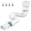 Retractable Downspout Extension for Rain Gutters – Adjustable Drainage Extender