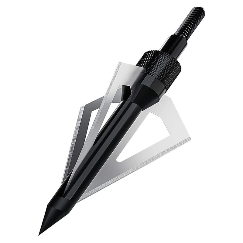 12pcs Archery Bow Hunting Tips Arrow Heads Screw 100 Grain