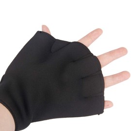 Unisex Swimming Gloves Swimpaddles Aqua Gloves Swimming Aqua Fit Training Exercise Flippers Hand Paddle Training Tool Sport in Water Water Gymnastics Swimming for Adults and Teenagers