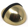 fiXte Solid Brass Oval Floor Mounted Half Moon Door Stop