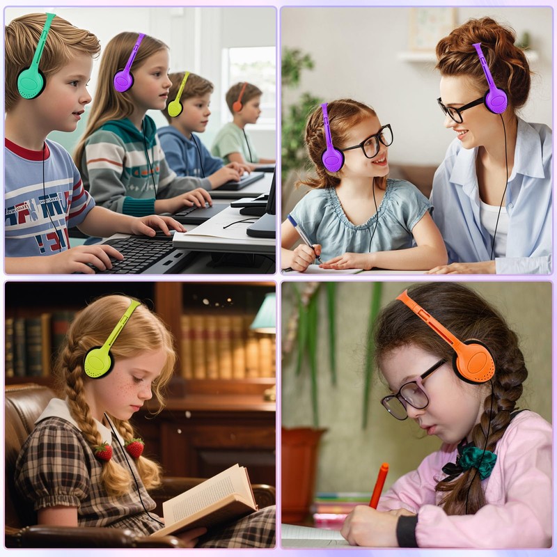 YFSFQS Class Set Headphones for Kids Students School Classroom 20