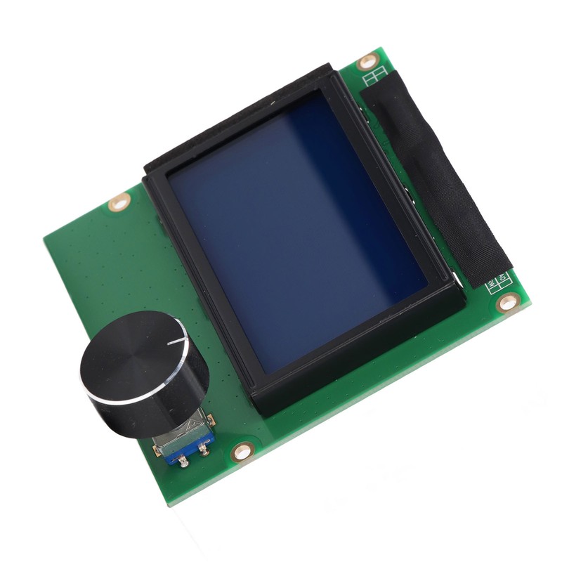 3D Printer Display Module 12864 LCD Display Screen with Knob