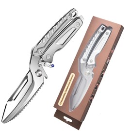 Poultry Scissors, Heavy Duty Stainless Steel Kitchen Shears, Removable Design for Meat, Chicken and Food Prep, Dishwasher Safe