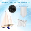10PCS M4 Lamp Cap Nuts, Black Screw Caps Ball Lamp