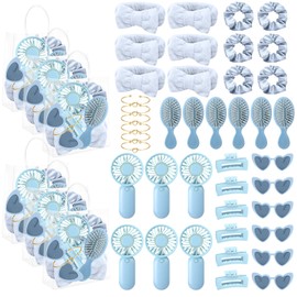 Suncalla 48 Pcs Bridesmaids Gifts Set for Bachelorette Party 6 Sets,Blue