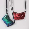 YEKEYI Reversible Mermaid Sparkling Sequins Glitter Belt Waist Bag Handbag
