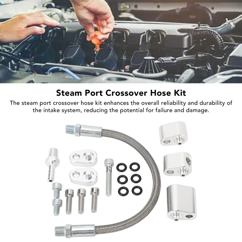 Coolant Crossover Hose Kit Rugged Stable Reliable Anti Aging Throttle