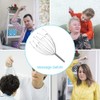 Head Massager, Back Scratcher Set, with 20 Massage Fingers, Head