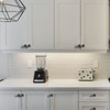 Amerdeco 10 Pack Matte Black Knurled Cabinet Knobs Kitchen Cabinet