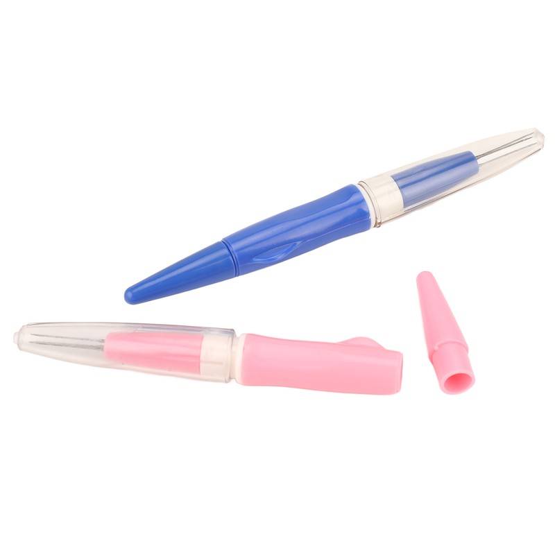 Felting Needles 3 Fine Needles Ergonomic Handle Plastic Metal DIY