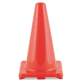 Champion Sports C18OR Hi-Visibility Vinyl Cones, 18-Inch Tall, Orange