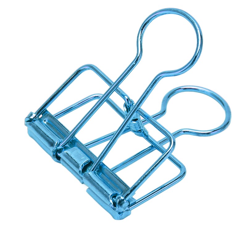 50Pcs Hollow Binder Clips Metal Paper Binder Clips for Documents