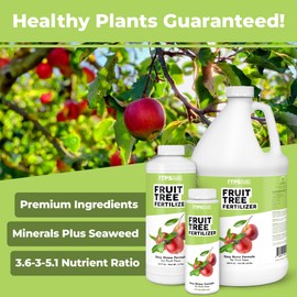 TPS NUTRIENTS Fruit Tree Fertilizer for All Fruit Trees Peach, Apple, and Pear, Liquid Plant Food 8 oz (250mL)