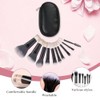 Brochas para Maquillaje, JASUVII 10 Makeup brush set+ 4 Puff,
