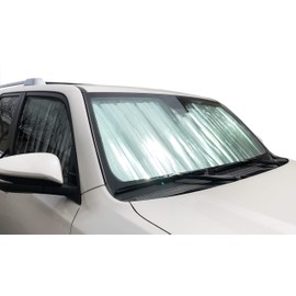 HeatShield, The Original Windshield Sun Shade, Custom-Fit for Freightliner Cascadia w/Sensor 2018, 2019, 2020, 2021, 2022, 2023 Silver Series