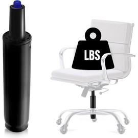 10 Inches to 15 Inches Office Chair Gas Lift Cylinder Replacement, 4.5" Stroke, Hydraulic Pneumatic Shock Piston, Heavy Duty 1000 lbs, Universal Fit for Most Office Chair, Class 4, Black