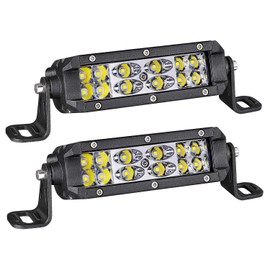 Slim LED Light Bar 5 Inch, AKD Part 72W Spot Flood Combo Small LED Pods Off Road Driving Light Bars Mini Work Light Slim LED Bar Lights for Truck Motorcycle UTV ATV SUV Dirt Bike Lawn Mower