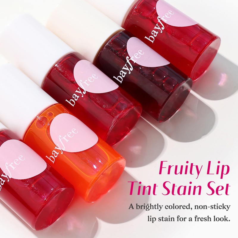 bayfree bayfree Lip Tint Stain Set, Lip Stain Long Lasting