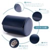 Necktie Storage Tie Case Magnet Storage Box, Cylindrical, Blue
