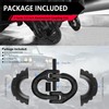 Trailer Accessory 2-Pack 1/2 in. Black Safety Chain Connector Link,