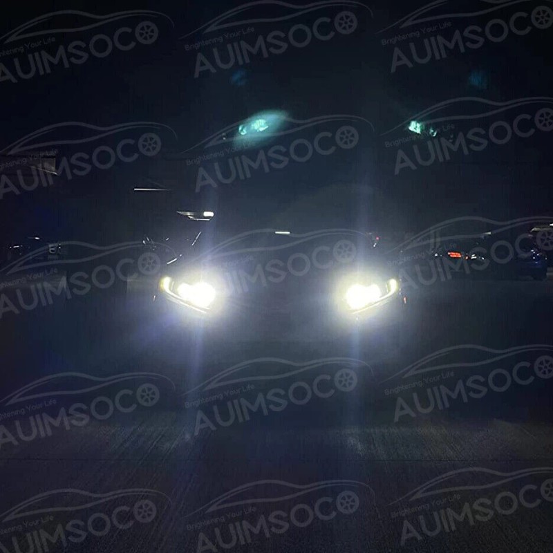 AUIMSOCO For 2008-2021 Freightliner Cascadia Truck COB LED Headlight +Fog