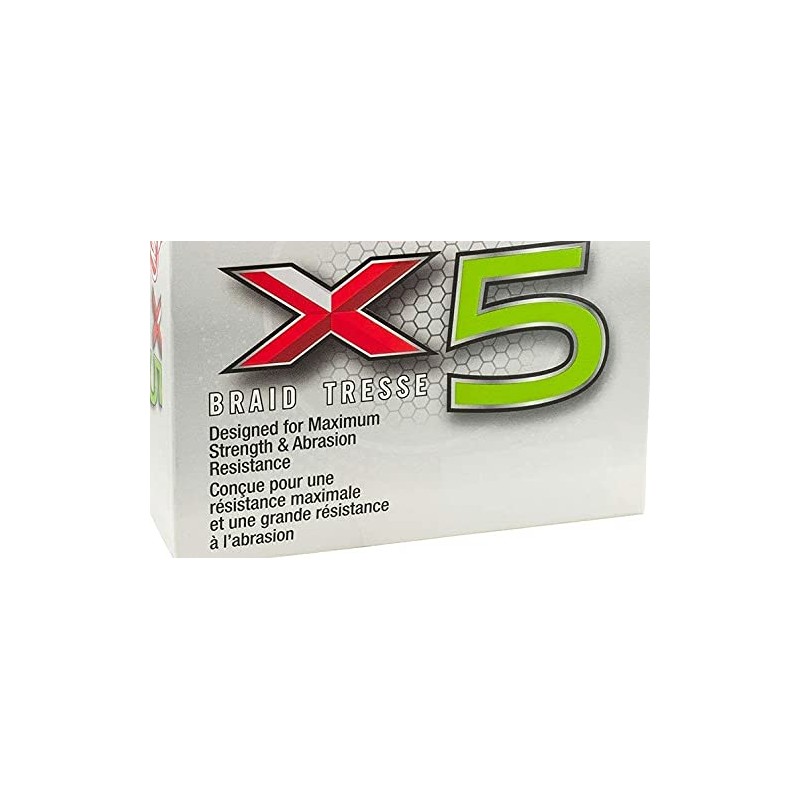 Berkley X5 Geflochtene Schnur, Low Viz Grün