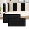 VEDHAA 3D Anti-Collision Wall Padding, Peel & Stick Upholstered Panels,