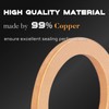 KeeRoarin 20Pcs M10 Copper Oil Drain Plug Gasket, Crush Washer