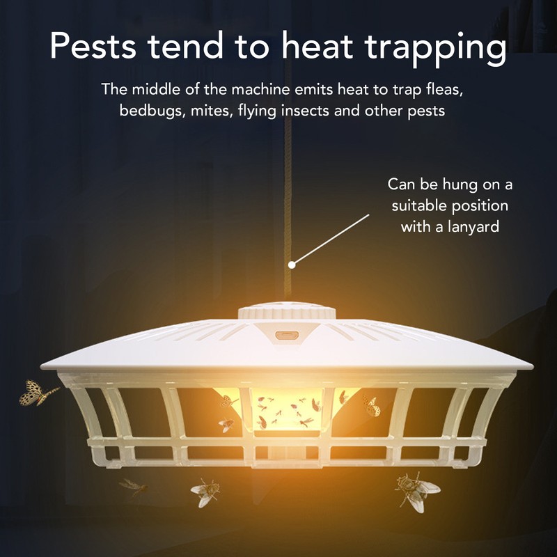 Flea Trap Dome USB Non Toxic Safe Odorless Natural Flea