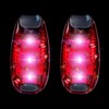 4pcs LED Safety Light,WONFAST Clip Flashing Warning Strobe Light Cycling