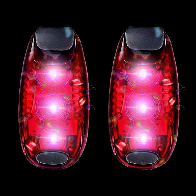 4pcs LED Safety Light,WONFAST Clip Flashing Warning Strobe Light Cycling
