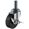 yu-ei Threaded Caster Small with Free Car 75 Diameter Hard