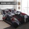 Does Not Apply Comforter Set Queen Size, Skull and Love